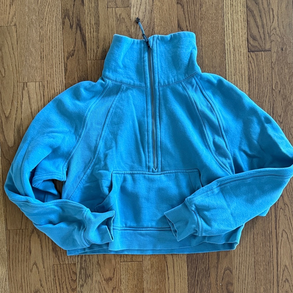 Lululemon Blue Quarter-Zip Pullover